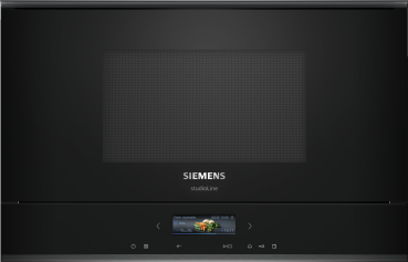 Siemens BF922L1B1 - iQ700, Mikrowelle, Anschlag Links, Schwarz, 60 x 38 cm, 5 Jahre Garantie!